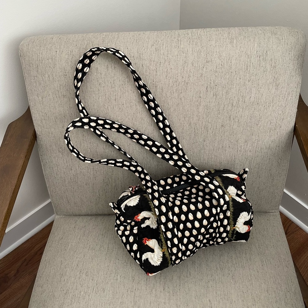Vera Bradley chicken and egg quilted patchwork bag